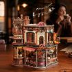 ROKR Dream Coffee Factory Music Box Wooden Model Kit