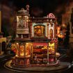 ROKR Dream Coffee Factory Music Box Wooden Model Kit