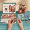 ROKR Dream Coffee Factory Music Box Wooden Model Kit
