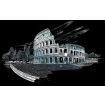 Engraving Art Colosseum Silver
