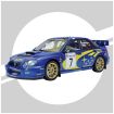 IXO 1/8 Scale Subaru Impreza Full Model Kit