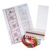 Trimits Floral Counted Cross Stitch Bookmark Kit
