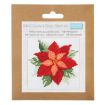 Trimits Poinsettia Mini Counted Cross Stitch Kit