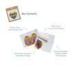 Trimits Rainbow Heart Counted Cross Stitch Kit
