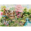 Trimits Summer View Extra Large Printed Cross Stitch Kit