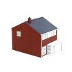 Fordhampton 1960s Three Bedroom House Kit (with LED Lighting) OO Gauge