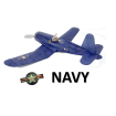 Hensons F4U Corsair Fighter Model Kit