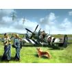 ICM 1/48 Scale Spitfire Mk.IX with RAF Pilots & Ground Personnel (7 Figures) Model Kit