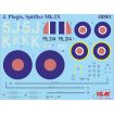 ICM 1/48 Scale Spitfire Mk.IX with RAF Pilots & Ground Personnel (7 Figures) Model Kit