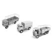 ICM 1/35 Scale Type WWII British Trucks, Model W.O.T. 6, Model W.O.T. 8, Leyland Retriever General Service (Set of 3) Model Kit