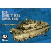AFV Club 1/35 Scale Israeli Defence Force Sho't Kal Gimel Tank With Blazer Explosive Reactive Armour Model Kit