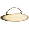 Hanging Oval Wood Slice Blank