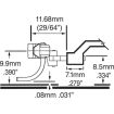 Kadee 20 NEM362 European Coupler Extra Long 11.68mm (2pr) OO Gauge