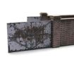 Scale Model Scenery Industrial Brick Wall And Gates OO Gauge