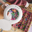 Lightcraft LED Magnifier Lamp with Floor Stand