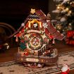 ROKR Christmas Cuckoo Clock Wooden Model Kit