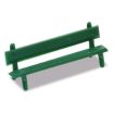 Peco Platform Seats green OO Gauge