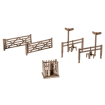 Peco 2 Field Gates 2 Styles 1 Wicket Gate OO Gauge