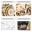 ROKR Wind-Up Locomotive Wooden Model Kit