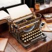 ROKR Classical Mechanical Typewriter Wooden Model Kit