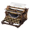 ROKR Classical Mechanical Typewriter Wooden Model Kit