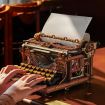 ROKR Magical Mechanical Typewriter Wooden Model Kit