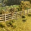 Scale Model Scenery Laser Cut 4ft Post & Rail Lineside Fencing OO Gauge