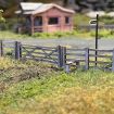 Scale Model Scenery Laser Cut 4ft Post & Rail Lineside Fencing OO Gauge