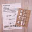 Scale Model Scenery Parish / Village / Church Noticeboards (Pack of 6) OO Gauge