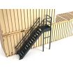 Scale Model Scenery Laser Cut Steel Staircase / Fire Escape (Pack of 2) OO Gauge