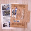 Scale Model Scenery Laser Cut Steel Staircase / Fire Escape (Pack of 2) OO Gauge