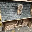Scale Model Scenery Pre-Weathered Laser Cut Roof Slates (A4 Sheet) OO Gauge