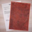 Scale Model Scenery Pre-Weathered Laser Cut Terracotta Roof Tiles (A4 Sheet) OO Gauge