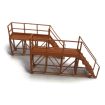 Scale Model Scenery Portable Locomotive Access Platforms (Pack of 2) OO Gauge