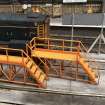 Scale Model Scenery Portable Locomotive Access Platforms (Pack of 2) OO Gauge