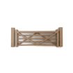 Scale Model Scenery Five Bar Gates & Posts (Pack Of 3) OO Gauge