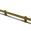 Scale Model Scenery Armco Style Roadside & Depot Safety Barriers (Pack Of 10) OO Gauge