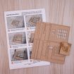Scale Model Scenery Period Shop Front With Left-Hand Door OO Gauge