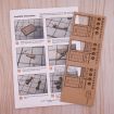 Scale Model Scenery GWR Luggage Trolley (Pack of 3) OO Gauge
