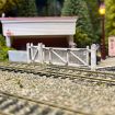Scale Model Scenery Crossing/Yard Gates (NYMR/Goathland Style) OO Gauge