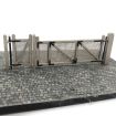 Scale Model Scenery Crossing/Yard Gates (NYMR/Goathland Style) OO Gauge