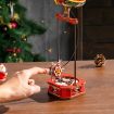 ROKR Santa on Sleigh Pendulum Wooden Model Kit