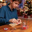 ROKR Santa on Sleigh Pendulum Wooden Model Kit