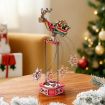ROKR Santa on Sleigh Pendulum Wooden Model Kit