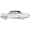Mini GT 1/64 Scale Lincoln Capri 1954 Arctic White/Atlantic Blue (LHD) Die Cast Model