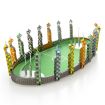 Metal Earth Quidditch Pitch Metal Model Kit