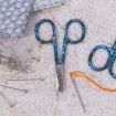 Hobby Gift Printed Embroidery Scissors (Individual)
