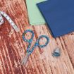 Hobby Gift Printed Embroidery Scissors (Individual)