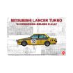 NuNu 1/24 Scale Mitsubishi Lancer 2000 Turbo Hongkong Beijing Rally 85 Model Kit