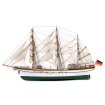 Occre 1/95 Scale Gorch Fock Model Kit